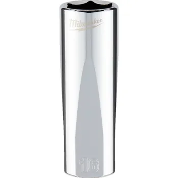 Gola hlavice MILWAUKEE Průmyslová hlavice 3/8" metrická, 16 mm, prodloužená