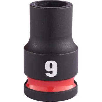 Gola hlavice MILWAUKEE Průmyslové hlavice Shockwave 3/8" HEX 9mm krátké