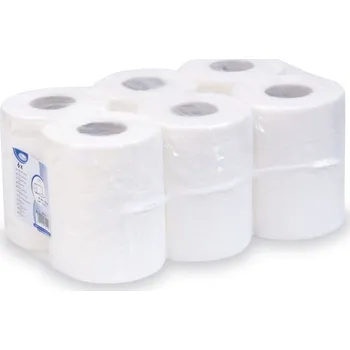 Utěrky tissue rolované 2-vr. 19 cm x 50 m (Ø 13,5 cm) [6 ks] (60121)