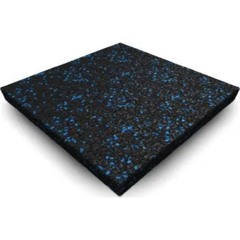 Zátěžová podložka Sportovní podlaha SPECKLED 1000 x 1000 x 20 mm, modrá