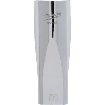 Klíč MILWAUKEE 1/2" Chromovaný prodloužený nástrčný klíč metrický 21 mm