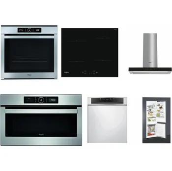 Set domácích spotřebičů WHIRLPOOL ABSOLUTE AKZM 8480 IX + WHIRLPOOL WS Q2760 BF + WHIRLPOOL WHBS 62F LT K + WHIRLPOOL ABSOLUTE AMW 730 IX + WHIRLPOOL WBC 3C34 PF X + WHIRLPOOL ART 65031