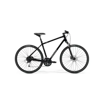 Merida CROSSWAY 100 (2023) Glossy Black(Matt Silver), vel. L (55)