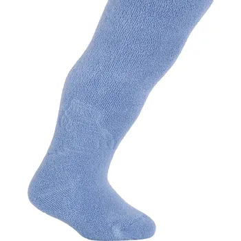 Dívčí oblečení Kojenecké froté punčocháče WOLA BULDOZER modré Velikost: 80-86