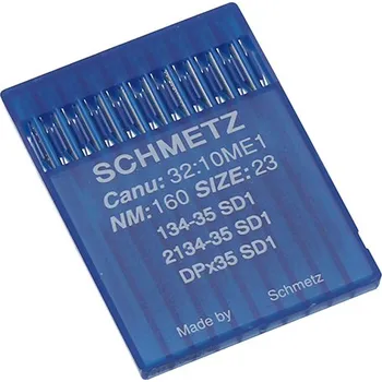 Strojové jehly pro průmyslové šicí stroje Schmetz 134-35 SD1 160