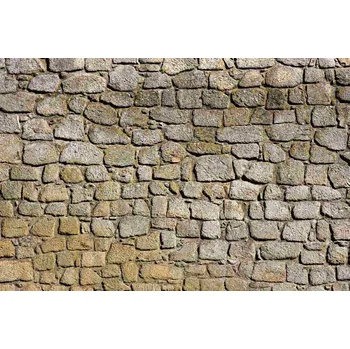 Fototapeta DIMEX | Vliesová fototapeta Zvětralá kamenná zeď MS-5-2408 | 375 x 250 cm | hnědá + Vliesová fototapeta na stěnu DIMEX Zvětralá kamenná zeď MS52408 v rozměru 375 x 250 cm + lepidlo zdarma