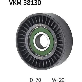 Vratná/vodicí kladka, klínový žebrový řemen SKF VKM 38130