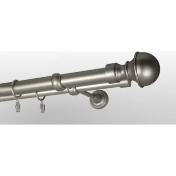 Garnýž Kovová garnýž Satin nickel Ø 19 mm - Boston