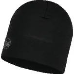 Buff Midweight Merino Wool Hat Forest Night Melange (118006) SOLID BLACK černá
