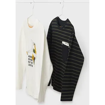 Chlapecké oblečení Chlapecké triko s dlouhým rukávem set 2 ks Mayoral 7009 Velikost: 14 let (157 cm)