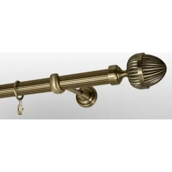 Garnýž Antik Ø 25 mm - koncovka Odeon tyč ryhovaná