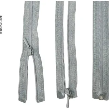 Zip Zip 130 cm, dělitelný - odnímatelný, světle šedý, plastový