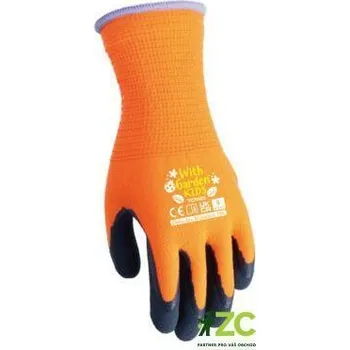 Pracovní oblečení ROSTETO Rukavice Kids dětské oranžové vel. 5/XXS