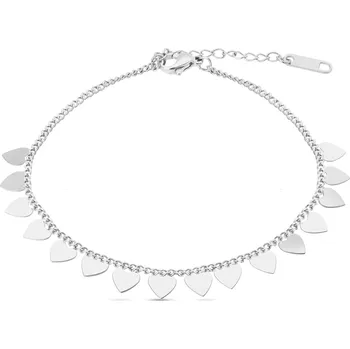 Náramek Ellami VERONA 2132 Náramek s pevnými přívěsky, jemná srdíčka Ellami