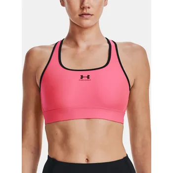 Podprsenka Sportovní podprsenka Under Armour UA HG Armour Mid Padless-PNK - růžová Velikost: L