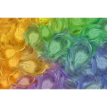 Fototapeta DIMEX | Vliesová fototapeta Umění impresionismu MS-5-2026 | 375 x 250 cm| zelená, modrá, fialová, žlutá + Vliesová fototapeta na stěnu DIMEX Umění impresionismu MS52026 v rozměru 375 x 250 cm + lepidlo zdarma