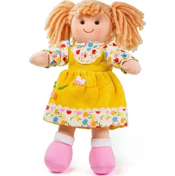 Panenka Bigjigs Toys Látková panenka Daisy 28 cm