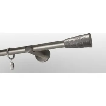 Garnýž Satin nickel Ø 19mm- Sevilla Držiak jednoduchý simple