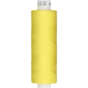 Nit Ariadna Polyesterová střižová nit Talia 120 500 m - 0702 - žlutá