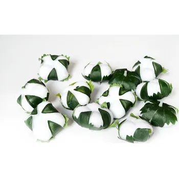 umělá květina Bavlník květ, 5 cm, set 12 ks