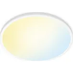 WiZ Tunable 8719514554979 SuperSlim přisazené stropní svítidlo LED 32W | 3800lm | 2700-6500K - stmívatelná + Trio 983-3400 3x LED žárovka TROPFEN 1x4W | E14 | 470lm | 3000K