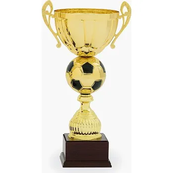 Cinkili Trofej C22528 fotbal zlatá/černá Označení: C, Výška: 40 cm, Průměr: 160 mm