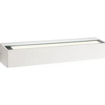 Venkovní osvětlení Redo 90259 AROOS exteriérové nástěnné svítidlo SMD LED 21W | 1283lm | 3000K | IP65 - bílá + STOLNÍ OTOČNÝ VENTILÁTOR BERGEN - NASTAVITELNÝ, BÍLÝ