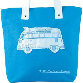 VWCOL Plátěná nákupní taška VW Collection modrá