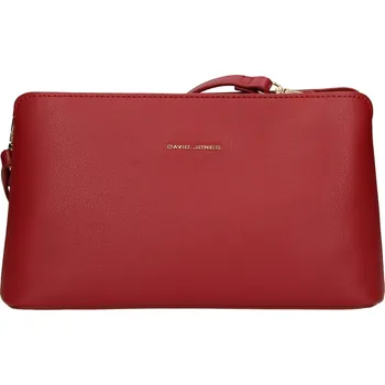 Kabelka Dámská crossbody kabelka David Jones Pella - tmavě červená
