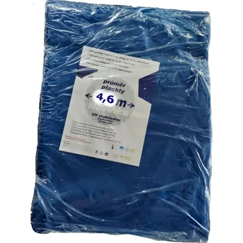 Krycí plachta Plachta krycí na bazén 3,66m - folie 4,6m, zimní, modrá, 500g/m²