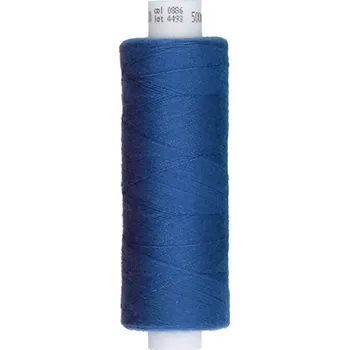 Nit Ariadna Polyesterová střižová nit Talia 120 500 m - 0886 - modrá