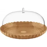 Podnos na dort s poklopem TIFFANY 36 cm, terracotta - GUZZINI (TIFFANY podnos na dort 36 cm, terracotta - GUZZINI)