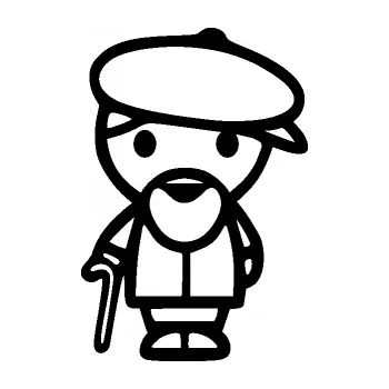 samolepka Dědeček 001 levá (01 - černá) SAMOLEPKA NA AUTO, NÁLEPKA, FÓLIE, POLEP, TUNING, VLASTNÍ TEXT, TISK, AUTOSAMOLEPKY.cz, POLEPY, OBRÁZEK, LOGO, 3D STICKERS