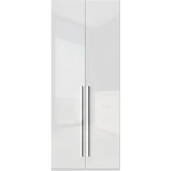 Šatní skříň Skříň šatní bílý lesk PIANO P2