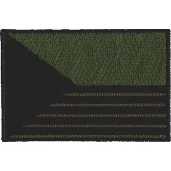 Nášivka NAVYS Nášivka vlajka Česká republika bojová polní velká pruhovaná oliv velcro A-21