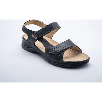 Dámské sandále MEDISTYLE zdravotní dámský sandál VĚRA Barva: Černá, Velikost EU: 38