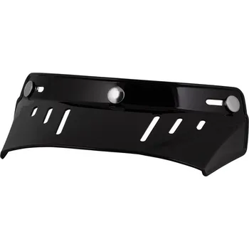 Helma na motorku Plochý kšilt Oxygen/Eso, CASSIDA (černý, cvakání na druky)