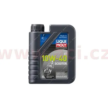 Motorový olej LIQUI MOLY Motorbike 4T 10W40 Scooter, minerální motorový olej 1 l