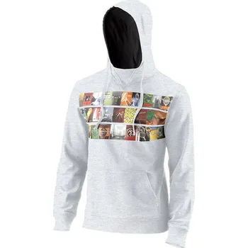 Pánská mikina Pánská mikina Wilson Photo Hoody Slimfit white heather M