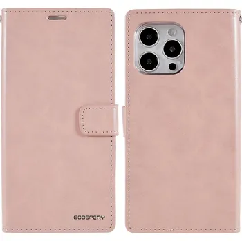 Pouzdro na mobilní telefon Mercury Ochranné pouzdro pro iPhone 14 Pro MAX - Mercury, Bluemoon Diary Rose Gold