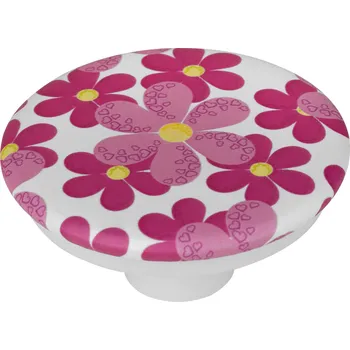 Nábytkové kování Walteco Nábytková knopka Květiny, průměr 50mm Množství: 1 ks