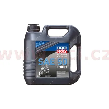 Motorový olej LIQUI MOLY Motorbike HD-Classic SAE 50 Street, minerální motorový olej 4 l
