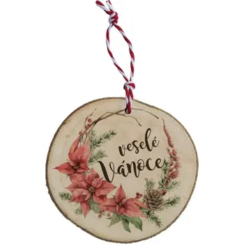 Vánoční dekorace Ručně vyráběná vánoční ozdoba - Veselé Vánoce