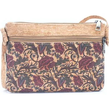 Kabelka Korková kabelka přes rameno - Květiny