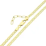 Goldstore Článkový zlatý náramek na nohu Váha: 4.94 g, Délka: 24-27 cm