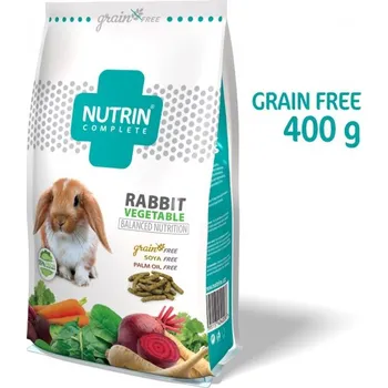 Krmivo pro hlodavce Nutrin Complete Grain Free králík 400 g