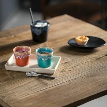 Šálek na Espresso 0,1L, GRESPRESSO, červená|Sunset (DOPRODEJ)| (balení)|Costa Nova