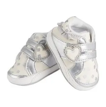 Capáčky MAYORAL dívčí capáčky s kožíškem, stříbrné - vel. 19