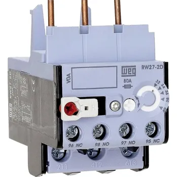 ochranné relé motoru 3 spínací kontakty, 1 spínací kontakt, 1 rozpínací kontakt WEG RW27-2D3-U023 1 ks