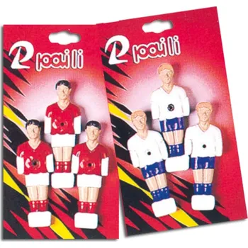 Náhradní hráči na stolní fotbal / 3 kusy červené